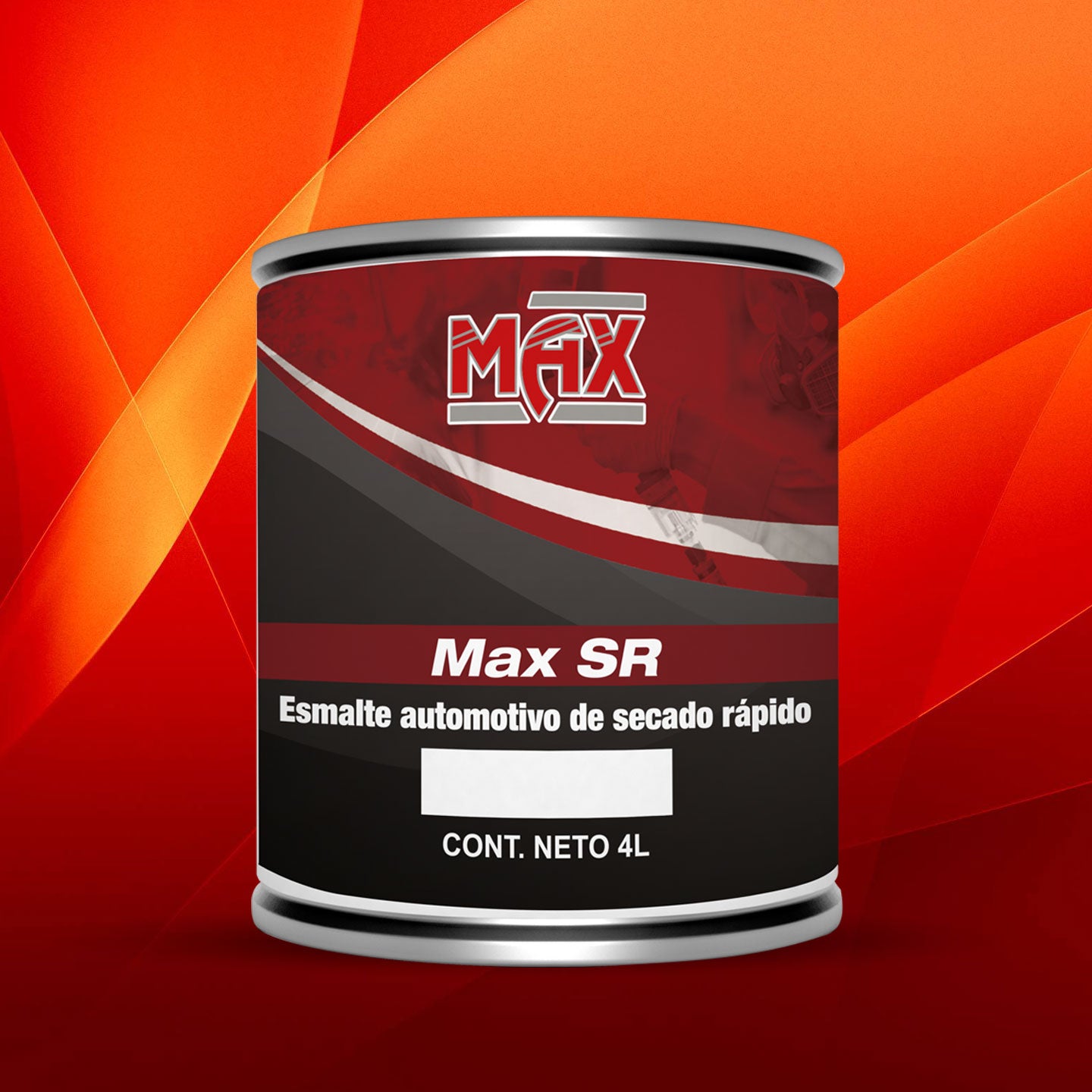 Esmalte Automotriz Max SR Rojo Bond 4L