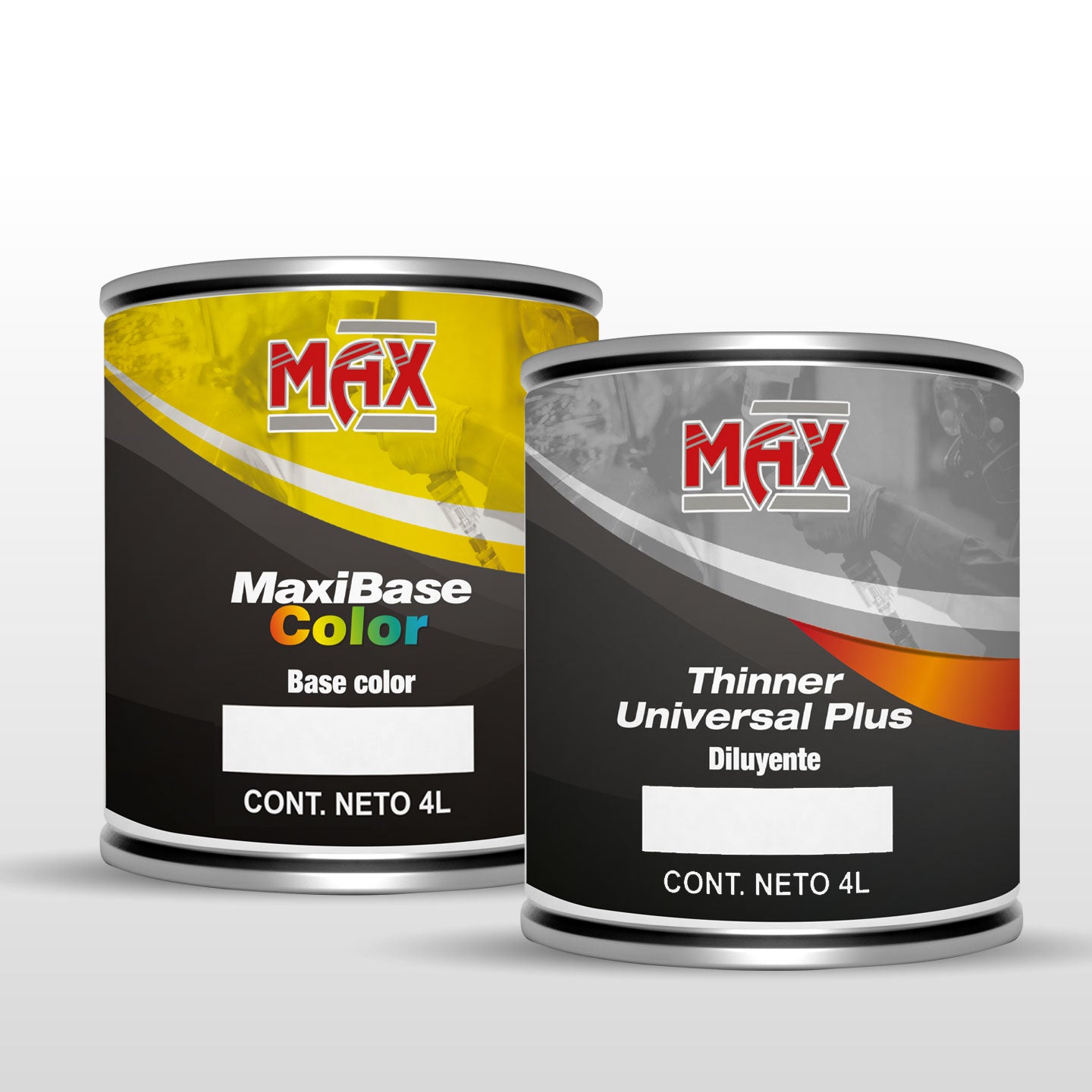 MaxiBase Blanco 4L + Thinner Universal Medio (16°C-25°C) 4L